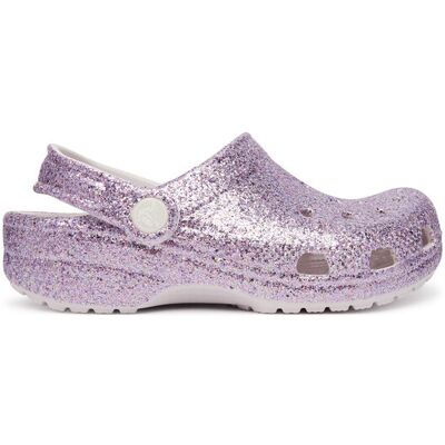 Crocs Pantoletten Classic Chunky Glitter Clog K 211939 Violett 29_30 female Crocs Pantoletten Classic Chunky Glitter Clog K 211939 Violett 29_30 female