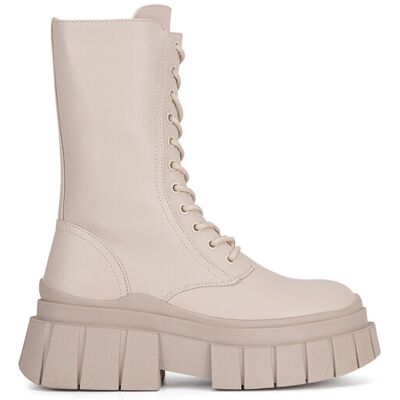 DeeZee Schnürstiefeletten HY305-21 Beige 36 female DeeZee Schnürstiefeletten HY305-21 Beige 36 female
