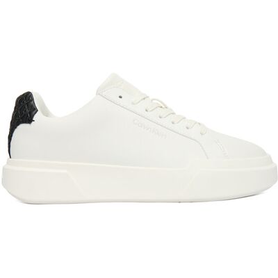 Calvin Klein Sneakers Chunky Cupsole Laceup Lth Bt Aop YW0YW02036 Weiß 35 female Calvin Klein Sneakers Chunky Cupsole Laceup Lth Bt Aop YW0YW02036 Weiß 35 female