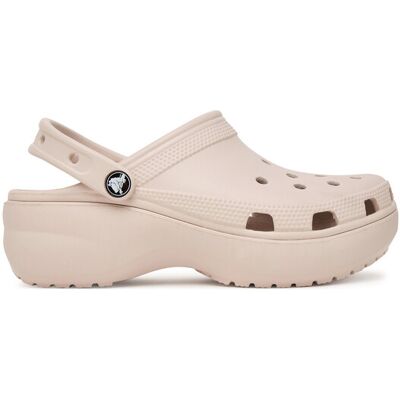 Crocs Pantoletten Classic Platform Clog 206750 Beige 37_38 female Crocs Pantoletten Classic Platform Clog 206750 Beige 37_38 female