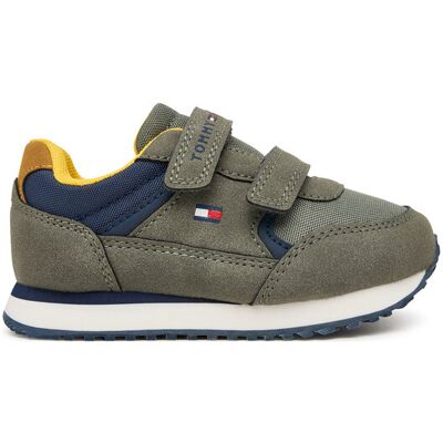 Tommy Hilfiger Sneakers Low Cut Velcro Sneaker T1X9-35253-1960 M Grün 20 male Tommy Hilfiger Sneakers Low Cut Velcro Sneaker T1X9-35253-1960 M Grün 20 male