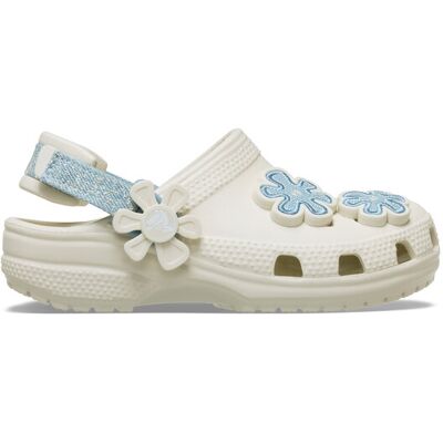Crocs Pantoletten Clsc Dnm Flwr Adj BackstrapCgT 212512 Grau 22_23 female Crocs Pantoletten Clsc Dnm Flwr Adj BackstrapCgT 212512 Grau 22_23 female