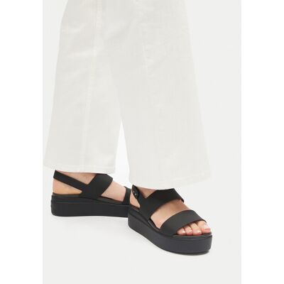Crocs Sandalen Brooklyn Low Wedge W 206453 Schwarz 39_5 female Crocs Sandalen Brooklyn Low Wedge W 206453 Schwarz 39_5 female