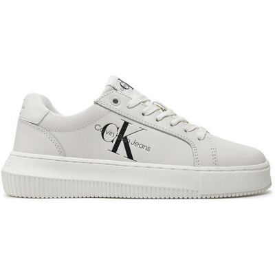 Calvin Klein Jeans Sneakers Chunky Cupsole Laceup Mon Lth Wn YW0YW00823 Weiß 39 female Calvin Klein Jeans Sneakers Chunky Cupsole Laceup Mon Lth Wn YW0YW00823 Weiß 39 female