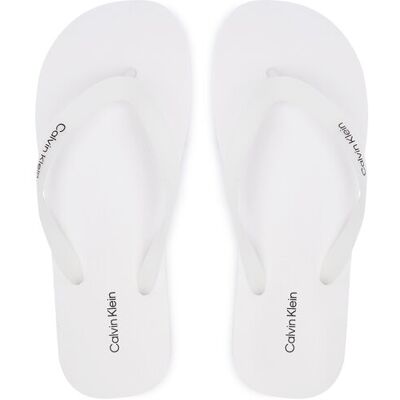 Calvin Klein Zehentrenner Logo Strap HM0HM02105 Weiß 43 male Calvin Klein Zehentrenner Logo Strap HM0HM02105 Weiß 43 male