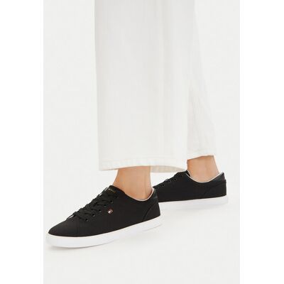 Tommy Hilfiger Sneakers aus Stoff Th Low Profile Vulc Canvas FW0FW09102 Schwarz 38 female Tommy Hilfiger Sneakers aus Stoff Th Low Profile Vulc Canvas FW0FW09102 Schwarz 38 female