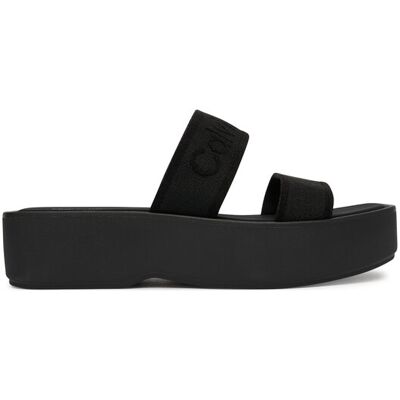 Calvin Klein Pantoletten Flatform Sndl Webbing HW0HW02878 Schwarz 39 female Calvin Klein Pantoletten Flatform Sndl Webbing HW0HW02878 Schwarz 39 female