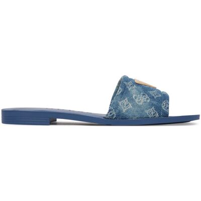 Guess Pantoletten FLJELS DEN03 Blau 35 female Guess Pantoletten FLJELS DEN03 Blau 35 female