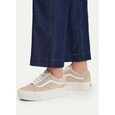 Vans Sneakers aus Stoff Old Skool Platform VN0009PZ4MG1 Beige 42 female Vans Sneakers aus Stoff Old Skool Platform VN0009PZ4MG1 Beige 42 female