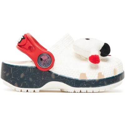 Crocs Pantoletten Classic Peanuts 211126 Weiß 25_26 male Crocs Pantoletten Classic Peanuts 211126 Weiß 25_26 male