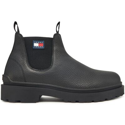 Tommy Jeans Klassische Stiefeletten Tjm Chelsea Leather Wl EM0EM01670 Schwarz 45 male Tommy Jeans Klassische Stiefeletten Tjm Chelsea Leather Wl EM0EM01670 Schwarz 45 male