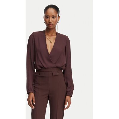 Elisabetta Franchi Body CB-007-62E2-V420 Dunkelbraun Regular Fit 42 female Elisabetta Franchi Body CB-007-62E2-V420 Dunkelbraun Regular Fit 42 female