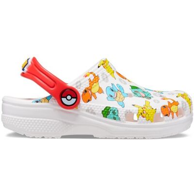 Crocs Pantoletten Classic Pokemon Clog Kids 207739 Weiß 33_5 female Crocs Pantoletten Classic Pokemon Clog Kids 207739 Weiß 33_5 female