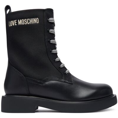 LOVE MOSCHINO Schnürschuhe JA24074G1PIO100A Schwarz 35 female LOVE MOSCHINO Schnürschuhe JA24074G1PIO100A Schwarz 35 female