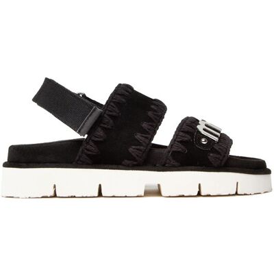 Mou Sandalen New Bio Sandal SW461001A Schwarz 38 female Mou Sandalen New Bio Sandal SW461001A Schwarz 38 female