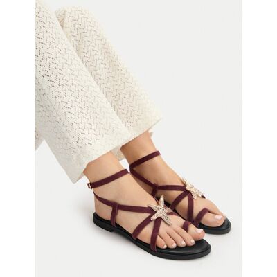 DeeZee Sandalen CEO-YLD-F9678 Dunkelrot 36 female DeeZee Sandalen CEO-YLD-F9678 Dunkelrot 36 female