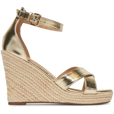ONLY Shoes Espadrilles Onlamelia-18 Pu Foil Wedge 15335554 Goldfarben 41 female ONLY Shoes Espadrilles Onlamelia-18 Pu Foil Wedge 15335554 Goldfarben 41 female