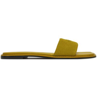 Calvin Klein Pantoletten Flat Slide - He HW0HW02378 Grün 36 female Calvin Klein Pantoletten Flat Slide - He HW0HW02378 Grün 36 female