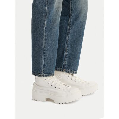 Converse Schnürschuhe Chuck Taylor All Star Lugged Heel Leather Platform A10370C Weiß 42 female Converse Schnürschuhe Chuck Taylor All Star Lugged Heel Leather Platform A10370C Weiß 42 female