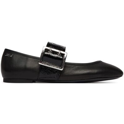 KARL LAGERFELD Ballerinas Karo KL40126 Schwarz 39 female KARL LAGERFELD Ballerinas Karo KL40126 Schwarz 39 female