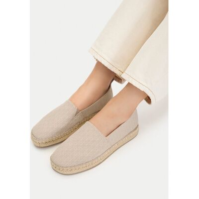 Calvin Klein Espadrilles All Over CK HW0HW02933 Beige 39 female Calvin Klein Espadrilles All Over CK HW0HW02933 Beige 39 female