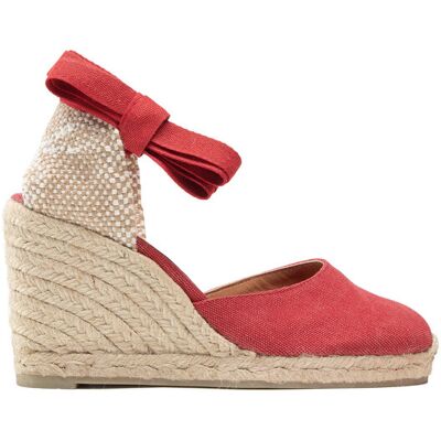 Castañer Espadrilles Carina/8/002 021642-604 Rot 39 female Castañer Espadrilles Carina/8/002 021642-604 Rot 39 female