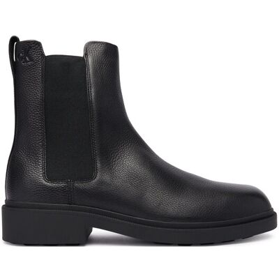 Calvin Klein Klassische Stiefeletten Dress Lug Chelsea Boot Lth YM0YM01389 Schwarz 44 male Calvin Klein Klassische Stiefeletten Dress Lug Chelsea Boot Lth YM0YM01389 Schwarz 44 male