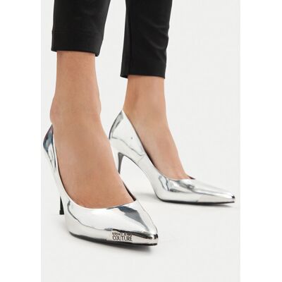 Versace Jeans Couture High Heels 80VA3S50 ZS406 900 Silberfarben 36 female Versace Jeans Couture High Heels 80VA3S50 ZS406 900 Silberfarben 36 female