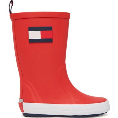 Tommy Hilfiger Gummistiefel Flag Rain Boot T3XC-33923-0047 S Rot 24 female Tommy Hilfiger Gummistiefel Flag Rain Boot T3XC-33923-0047 S Rot 24 female