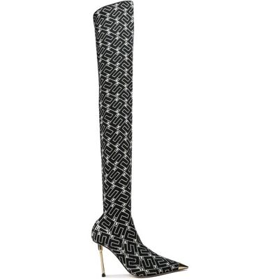 Elisabetta Franchi Stiefel SA-33L-36E2 Schwarz 38 female Elisabetta Franchi Stiefel SA-33L-36E2 Schwarz 38 female