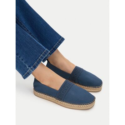 Calvin Klein Espadrilles Oblique Espadrille Webbing HW0HW02934 Blau 37 female Calvin Klein Espadrilles Oblique Espadrille Webbing HW0HW02934 Blau 37 female