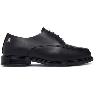 Tommy Hilfiger Oxford Schuhe Classoc Leather Derby FW0FW09487 Schwarz 36 female Tommy Hilfiger Oxford Schuhe Classoc Leather Derby FW0FW09487 Schwarz 36 female