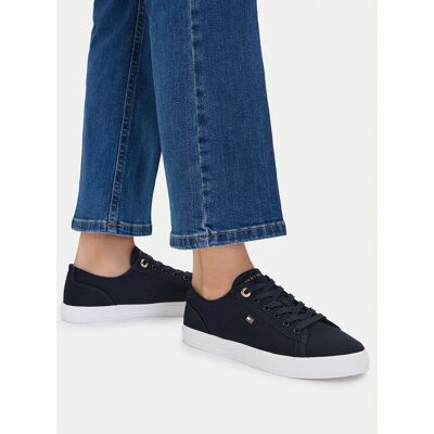 Tommy Hilfiger Sneakers Th Foxing Sneaker Canvas FW0FW09170 Dunkelblau 39 female Tommy Hilfiger Sneakers Th Foxing Sneaker Canvas FW0FW09170 Dunkelblau 39 female