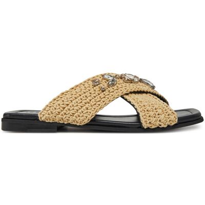 Inuikii Pantoletten Woven Strap Stones 70104-367 705 Beige 36 female Inuikii Pantoletten Woven Strap Stones 70104-367 705 Beige 36 female