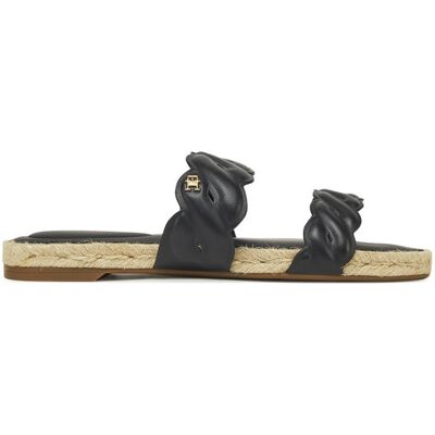 Tommy Hilfiger Espadrilles Leather Rope Espadrille Mule FW0FW08503 Schwarz 39 female Tommy Hilfiger Espadrilles Leather Rope Espadrille Mule FW0FW08503 Schwarz 39 female