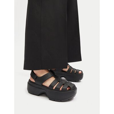 Crocs Sandalen Stomp Fisherman Sandal 209938 Schwarz 39_40 female Crocs Sandalen Stomp Fisherman Sandal 209938 Schwarz 39_40 female