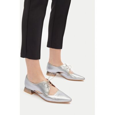 Hispanitas Halbschuhe HV253858 Silberfarben 41 female Hispanitas Halbschuhe HV253858 Silberfarben 41 female