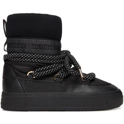 Tommy Hilfiger Schneeschuhe Snow Boot Water Repellent FW0FW09260 Schwarz 39 female Tommy Hilfiger Schneeschuhe Snow Boot Water Repellent FW0FW09260 Schwarz 39 female