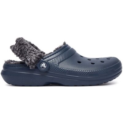 Crocs Pantoletten Classic Fleece Lined Clog Quartz 211396 Dunkelblau 43_44 female Crocs Pantoletten Classic Fleece Lined Clog Quartz 211396 Dunkelblau 43_44 female