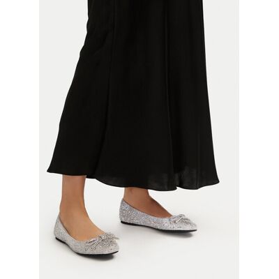 Steve Madden Ballerinas Nilsa-R SM11003518 Silberfarben 37 female Steve Madden Ballerinas Nilsa-R SM11003518 Silberfarben 37 female