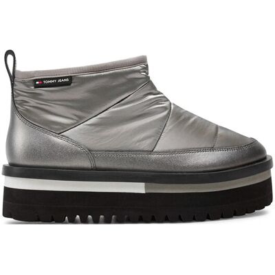 Tommy Jeans Schneeschuhe Tjw Nylon Flatform Boot Wl EN0EN02689 Silberfarben 40 female Tommy Jeans Schneeschuhe Tjw Nylon Flatform Boot Wl EN0EN02689 Silberfarben 40 female
