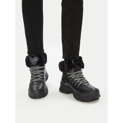 LOVE MOSCHINO Schnürschuhe JA15484G0LIAS00A Schwarz 35 female LOVE MOSCHINO Schnürschuhe JA15484G0LIAS00A Schwarz 35 female