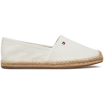 Tommy Hilfiger Espadrilles Flag Canvas Espadrille FW0FW08541 Écru 42 female Tommy Hilfiger Espadrilles Flag Canvas Espadrille FW0FW08541 Écru 42 female