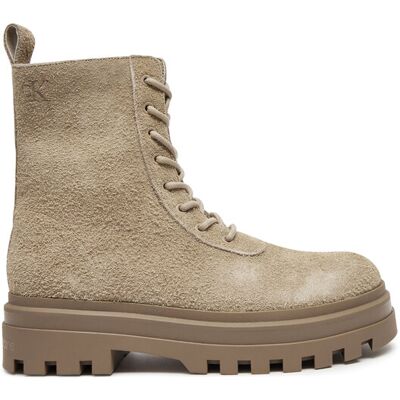 Calvin Klein Jeans Schnürstiefeletten Lugged Lace Zip Boot Oxf Hr Su YM0YM01068 Beige 45 male Calvin Klein Jeans Schnürstiefeletten Lugged Lace Zip Boot Oxf Hr Su YM0YM01068 Beige 45 male