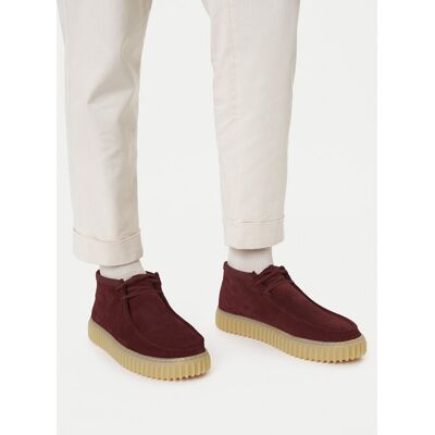 Clarks Schnürschuhe Torhill Hi 26183423 Dunkelrot 44 male Clarks Schnürschuhe Torhill Hi 26183423 Dunkelrot 44 male