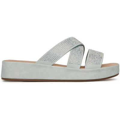 Clara Barson Pantoletten R23SS06671 Blau 40 female Clara Barson Pantoletten R23SS06671 Blau 40 female