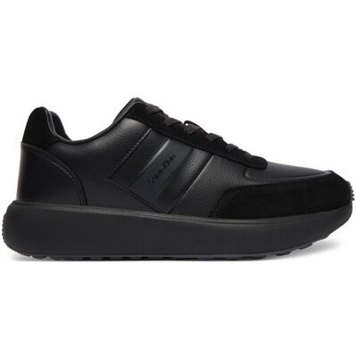 Calvin Klein Sneakers City Runner Laceup Tape Lth HM0HM02033 Schwarz 41 male Calvin Klein Sneakers City Runner Laceup Tape Lth HM0HM02033 Schwarz 41 male