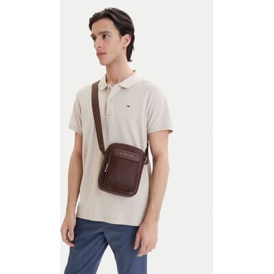 Tommy Hilfiger Umhängetasche Th Flag Monogram Mini Reporter AM0AM14138 Braun NOSIZE male Tommy Hilfiger Umhängetasche Th Flag Monogram Mini Reporter AM0AM14138 Braun NOSIZE male