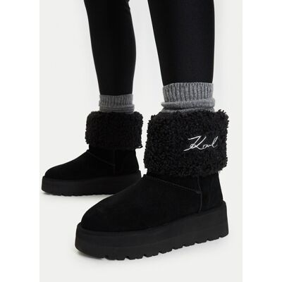 KARL LAGERFELD Schneeschuhe KL48653 Schwarz 35 female KARL LAGERFELD Schneeschuhe KL48653 Schwarz 35 female