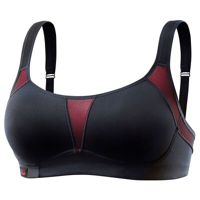 H.I.S Sport-BH 75 E Schwarz Pink - Sport-BH H.I.S Sport-BH 75 E Schwarz Pink - Sport-BH
